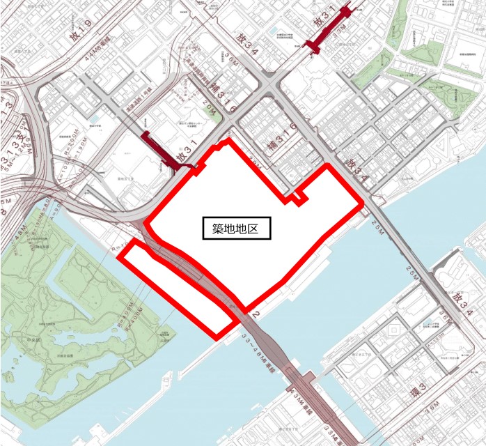 築地地区画像