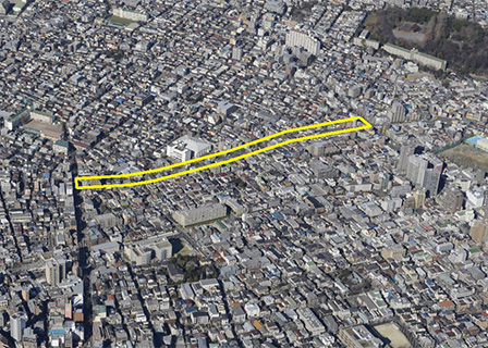 特定整備路線　補助第46号線（原町・洗足地区）