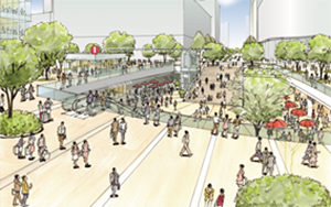 駅直近地区の空間イメージ