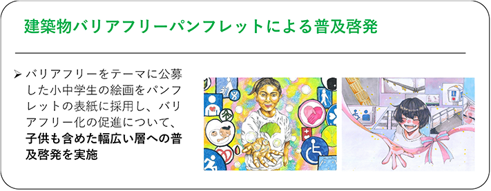 建築物バリアフリーパンフレットによる普及啓発